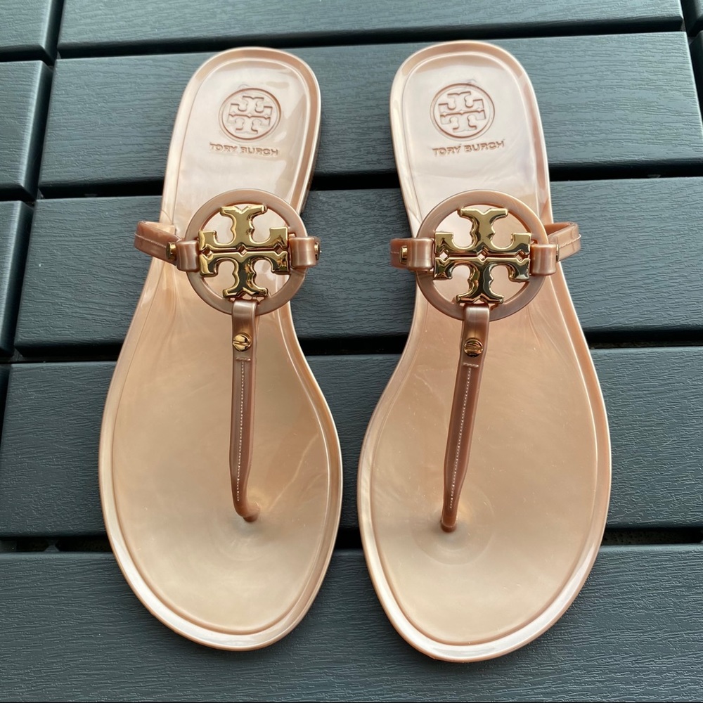 Tory Burch Mini Miller Rose Gold | Size 7
